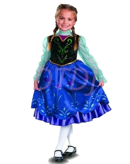 Picture of Frozen Princess Anna Costume Dress