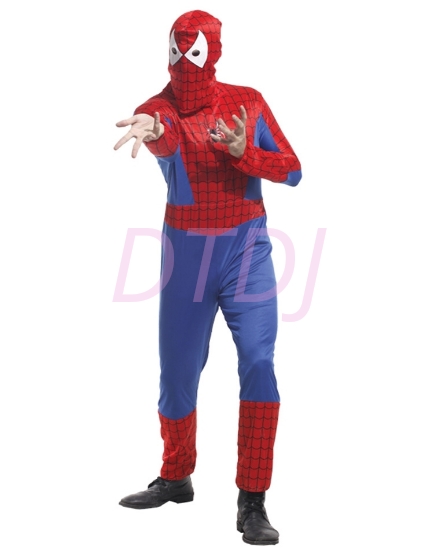 Picture of Men's Superhero Spiderman Costume Jumpsuit