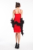 Picture of 1920's Charleston Flapper Dress Front Beads - Red