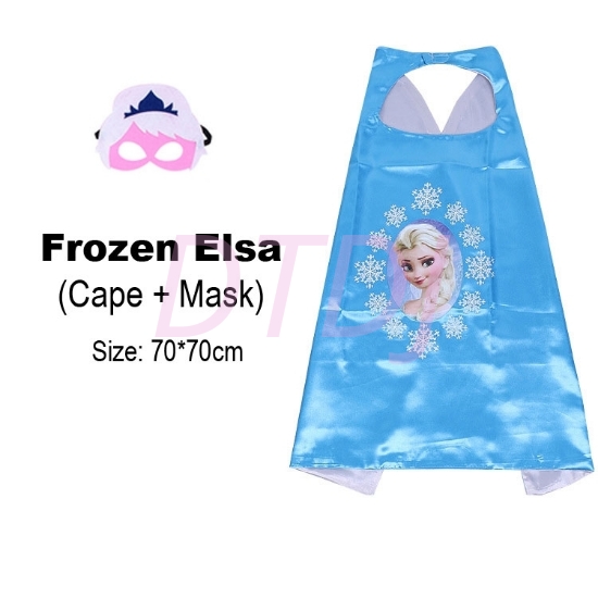 Picture of Kids Superhero Cape &  Mask Set - Princess Elsa