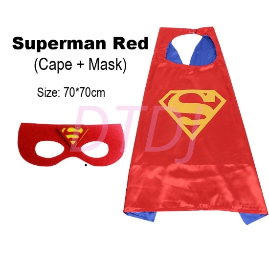 Picture of Kids Superhero Cape &  Mask Set - Superman Red
