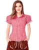 Picture of Ladies Oktoberfest Bavarian Beer Maid Shirt - Red