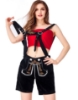 Picture of Ladies Oktoberfest Bavarian Beer Maid Short - Brown