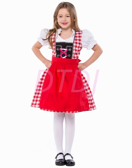 Picture of Girls Oktoberfest Beer Maid Fancy Dress Costume Book Week