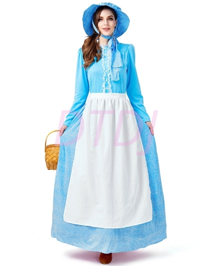 Picture of Womens Victorian Pioneer Historical Colonial Dress