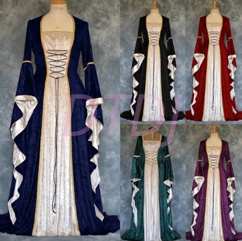 Picture of Womens Medieval Game Thrones Gothic Renaissance Gown Costume