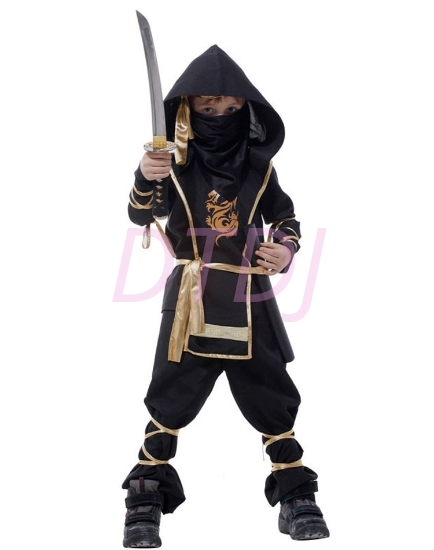 Picture of Boys Superhero Ninja Costume -Black