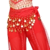 Picture of Kids Girls Belly Bollywood Dance Coins Hip Scarf Skirt  Wrap Belt Costume