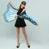 Picture of Woman's  Soft Fabric Orange Butterfly Wings Cape