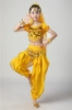 Picture of Girl's Belly Dance Outfits Paillette Ruffles Short Sleeves -Yellow