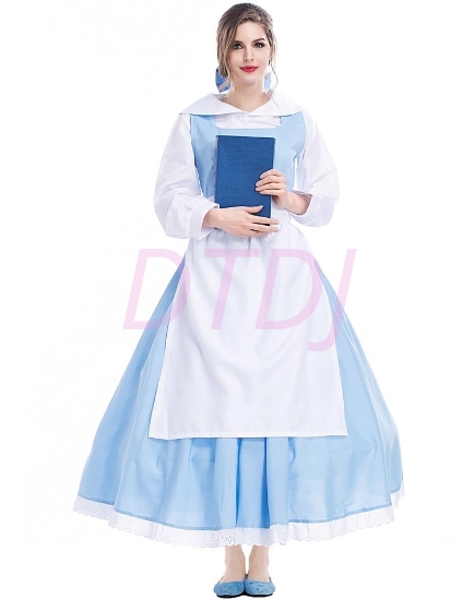 Picture of Ladies Sleeping Beauty and the Beast Belle Princess Maid Dress