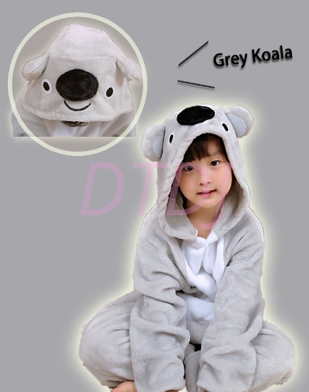 Picture of Kids Grey Koala Onesie