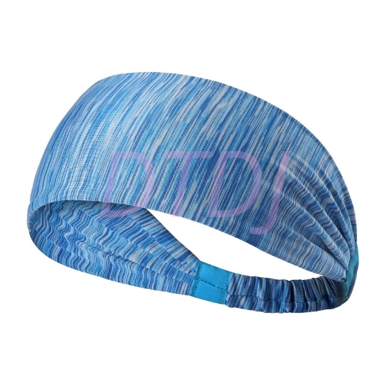 Picture of Unisex Sports Headband - Strip Blue