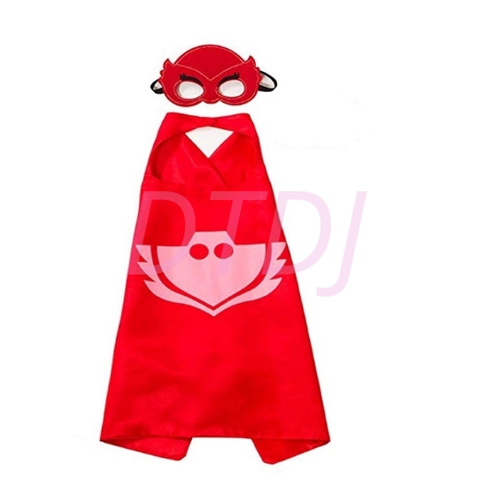 Picture of Kids PJ Cape & Mask Set - Catboy Red