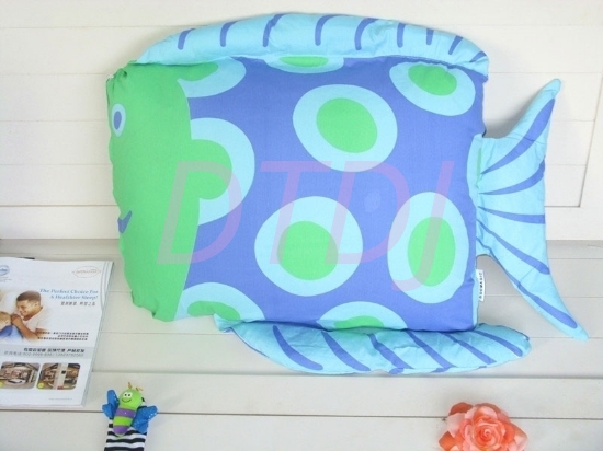 Picture of Kids Children Pet Animal Shaped Pillowcase Boys Girls Fish