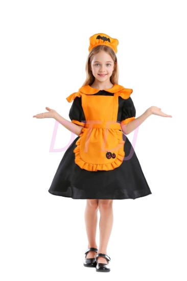 Picture of Girls Pumpkin Dress