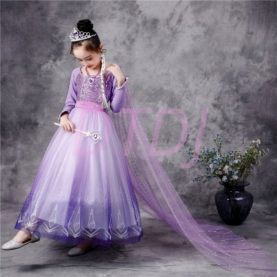 Picture of Frozen2 Elsa Purple Dress for BOOK WEEK
