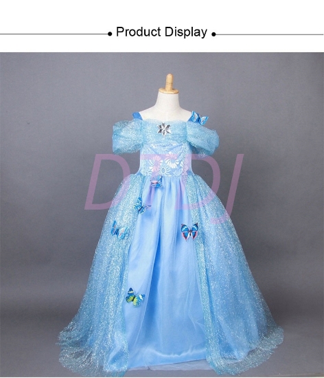 Picture of Girls Princess Cinderella Dress Costume Book Week