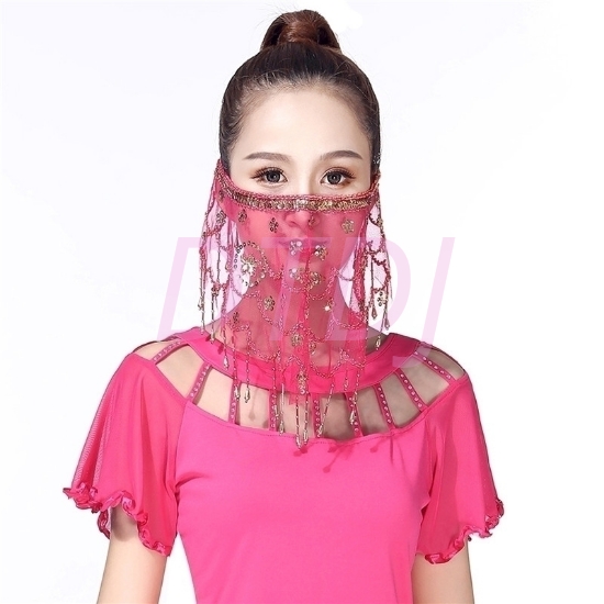 Picture of Dancing Face Veil - Rose