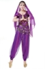 Picture of Women's Belly Dance Two Pieces Outfits - Purple
