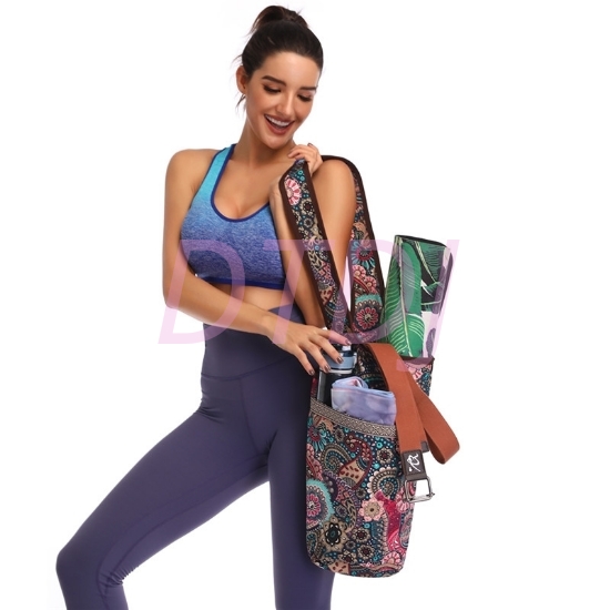Picture of Canvas Sports Yoga Bag--Floral