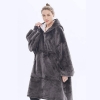Picture of Oversized Winter Blanket Hoodie - Black