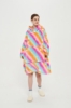 Picture of Oversized Winter Blanket Hoodie - Red