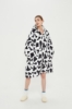 Picture of Oversized Winter Blanket Hoodie - Pink Spotty