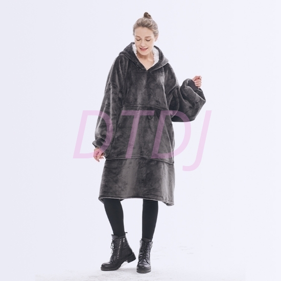Picture of Oversized Winter Blanket Hoodie - Grey