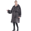 Picture of Oversized Winter Blanket Hoodie - Wine Red