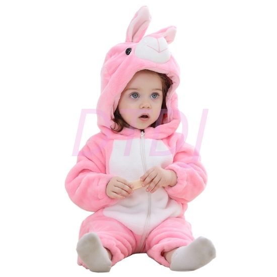 Picture of Pink Rabbit Baby Kigurumi Onesie Romper