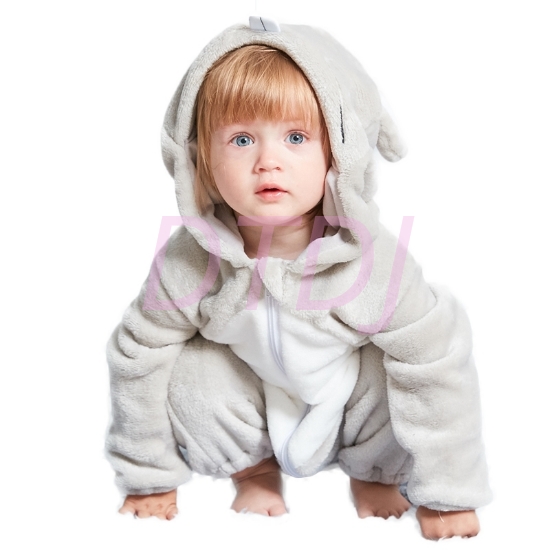 Picture of Little Grey Mouse Baby Kigurumi Onesie Romper