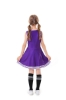 Picture of Girls Cheerleader Costume with Pom Poms - Pink