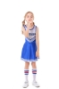 Picture of Girls Cheerleader Costume with Pom Poms - Red