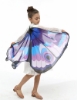 Picture of Kids Girls Butterfly Cape Wings - Rose Purple
