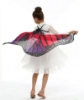 Picture of Kids Girls Butterfly Cape Wings - Rose Red