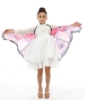 Picture of Kids Girls Butterfly Cape Wings - Rose Red