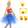 Picture of Girls Wonder Women Wonder Girl Costume Tutu Dress