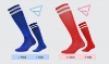 Picture of Adults Kids High Knee Football Sport Socks - Light Blue