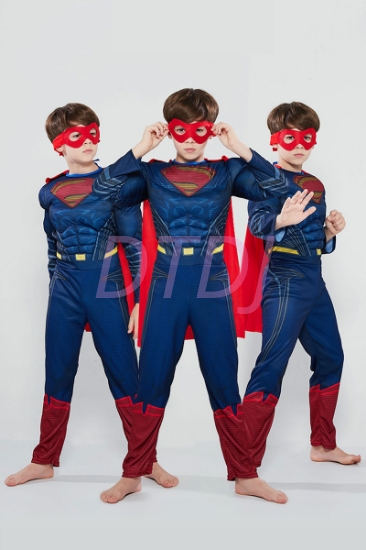 Picture of Boys Superhero Muscle Costume - Super Man2