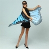 Picture of Woman's Soft Fabric Butterfly Wings Cape - Gradient Orange/Red
