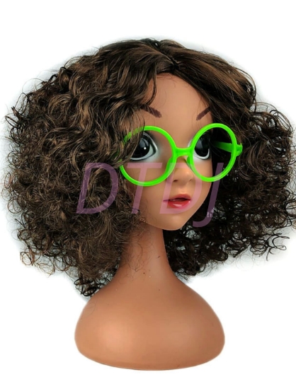 Picture of Encanto Mirabel Cosplay Wig with Green Glasses