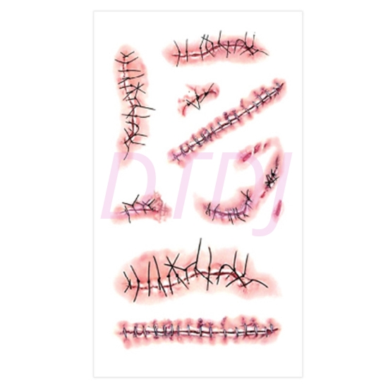 Picture of Halloween Scary Tattoo Stickers 