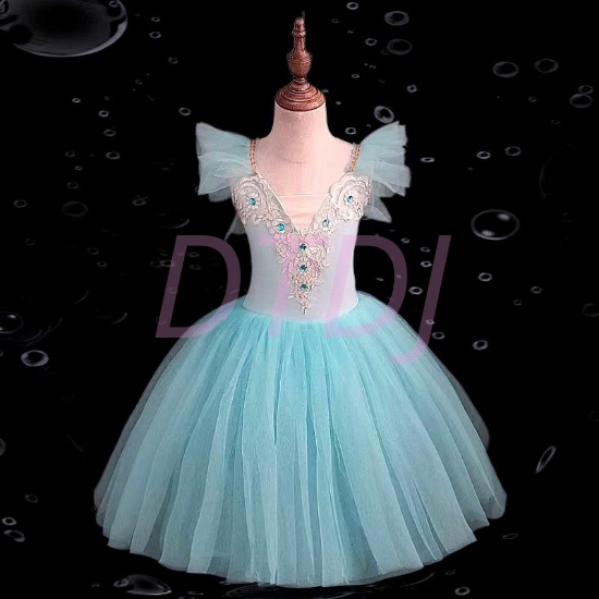 Picture of Girls Ballet Dancing Tutu Dress - Blue