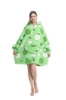 Picture of New Design Fruit Print Hooded Blanket Hoodie - Avocado