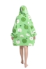 Picture of New Design Animal Fruit Print Hooded Blanket Hoodie - Cat