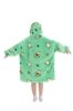 Picture of New Design Kids Fruit Print Hooded Blanket Hoodie  - Avocado