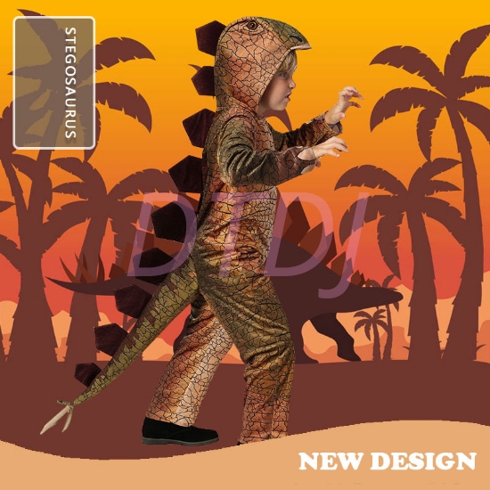 Picture of Kids Stegosaurus Costume Jurassic World  Dinosaur Jumpsuit