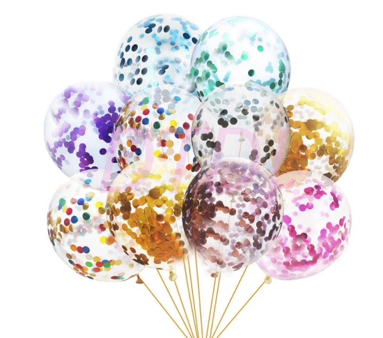 Picture of 12inch Confetti Balloons Party Wedding Decoration