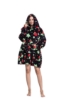 Picture of New Design Animal Fruit Print Hooded Blanket Hoodie - Lama
